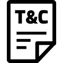 terms and conditions icon